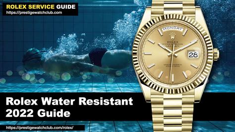 rolex datejust water resistance